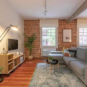 Gran Con Estilo En El Centro De Apartamento Bilbao